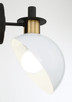 Gigi One Light Wall Sconce (GIG-811-BK-AG)