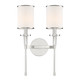Crystorama - HAT-472-PN - Two Light Wall Sconce - Hatfield - Polished Nickel