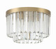 Hayes Four Light Flush Mount (HAY-1400-AG)