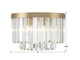 Hayes Four Light Flush Mount (HAY-1400-AG)