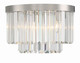 Crystorama - HAY-1400-PN - Four Light Flush Mount - Hayes - Polished Nickel