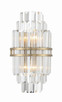 Crystorama - HAY-1402-AG - Two Light Wall Sconce - Hayes - Aged Brass