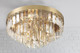 Hayes Eight Light Flush Mount (HAY-1403-AG)