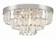 Crystorama - HAY-1403-PN - Eight Light Flush Mount - Hayes - Polished Nickel