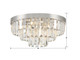 Hayes Eight Light Flush Mount (HAY-1403-PN)