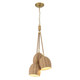 Crystorama - JAC-10507-SG - LED Pendant - Jace - Soft Gold