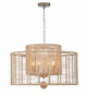 Crystorama - JAY-A5004-BS - Four Light Chandelier - Jayna - Burnished Silver