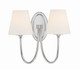 Crystorama - JUN-10322-PN - Two Light Wall Sconce - Juno - Polished Nickel
