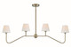 Crystorama - KEE-A3004-VG - Four Light Chandelier - Keenan - Vibrant Gold