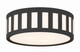 Crystorama - KEN-2203-BF - Three Light Flush Mount - Kendal - Black Forged
