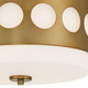 Kirby Two Light Flush Mount (KIR-B8100-VG)