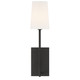 Crystorama - LEN-251-BF - One Light Wall Sconce - Lena - Black Forged
