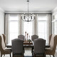 Mila Nine Light Chandelier (MIL-8009-BK)
