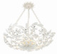 Crystorama - MSL-306-MT_CEILING - Six Light Semi Flush Mount - Marselle - Matte White