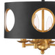 Odelle Four Light Semi Flush Mount (ODE-700-BK-GA_CEILING)