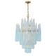 Crystorama - OLL-6006-AG-BL - 16 Light Chandelier - Ollie - Aged Brass
