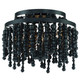 Crystorama - POP-A5073-MK - Three Light Semi Flush Mount - Poppy - Matte Black