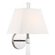 Renee One Light Wall Sconce (REN-261-PN)