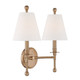 Riverdale Two Light Wall Sconce (RIV-383-AG)