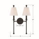 Riverdale Two Light Wall Sconce (RIV-383-BF)