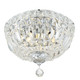 Crystorama - ROS-A1003-CH-CL-MWP - Three Light Flush Mount - Roslyn - Polished Chrome