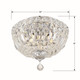 Roslyn Three Light Flush Mount (ROS-A1003-CH-CL-MWP)