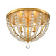 Roxy Three Light Flush Mount (ROX-A9000-GA)