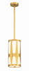 Crystorama - ROY-801-GA - One Light Pendant - Royston - Antique Gold