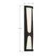 Royston Two Light Wall Sconce (ROY-802-BK)