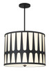 Crystorama - ROY-809-BK - Five Light Pendant - Royston - Black