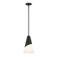Crystorama - TOR-901-MK - One Light Pendant - Tori - Matte Black