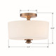Travis Two Light Semi Flush Mount (TRA-A3302-VG)