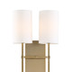 Veronica Two Light Wall Sconce (VER-242-AG)