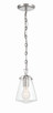Crystorama - VSS-7002-PN - One Light Mini Pendant - Voss - Polished Nickel