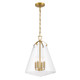 Crystorama - VSS-7015-LG - Four Light Pendant - Voss - Luxe Gold