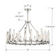 Watson Eight Light Chandelier (WAT-B2008-PN)