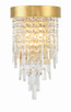 Crystorama - WIN-212-GA-CL-MWP - Two Light Wall Sconce - Winfield - Antique Gold