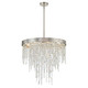 Crystorama - WIN-216-SA-CL-MWP - Six Light Chandelier - Winfield - Antique Silver