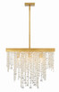 Crystorama - WIN-618-GA-CL-MWP - Eight Light Chandelier - Winham - Antique Gold