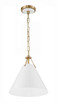 Crystorama - XAV-B8301-VG - One Light Pendant - Xavier - Vibrant Gold