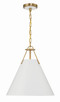 Crystorama - XAV-B8305-VG - Three Light Pendant - Xavier - Vibrant Gold
