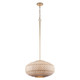 Crystorama - ZAN-9014-SG - Four Light Pendant - Zanzibar - Soft Gold
