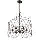 Zucca Six Light Chandelier (ZUC-A9035-EB-GA)