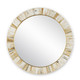 Currey and Company - 1000-0121 - Mirror - Niva - Cream/Brass