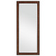 Currey and Company - 1000-0144 - Floor Mirror - Dorian - Kona/Black