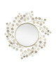 Currey and Company - 1000-0149 - Mirror - Lunaria - Contemporary Silver Leaf