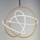 Mobius LED Pendant (E25096-01BKGLD)