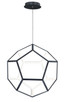 ET2 - E25106-BK - LED Pendant - Penta - Black