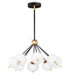 ET2 - E25118-92BKGLD - LED Pendant - Quest - Black / Gold