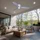 Ventiara 52"Ceiling Fan (F694L-WHF)